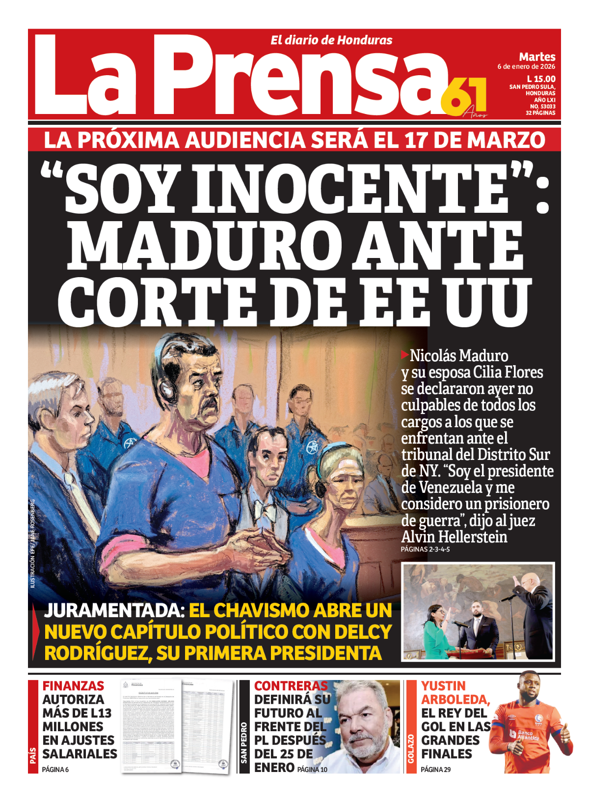 Soy inocente: Maduro ante corte de EE UU