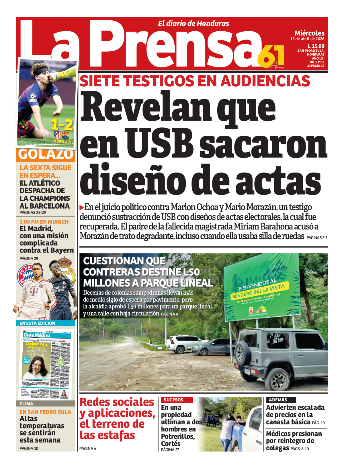 Revelan que en USB sacaron diseño de actas