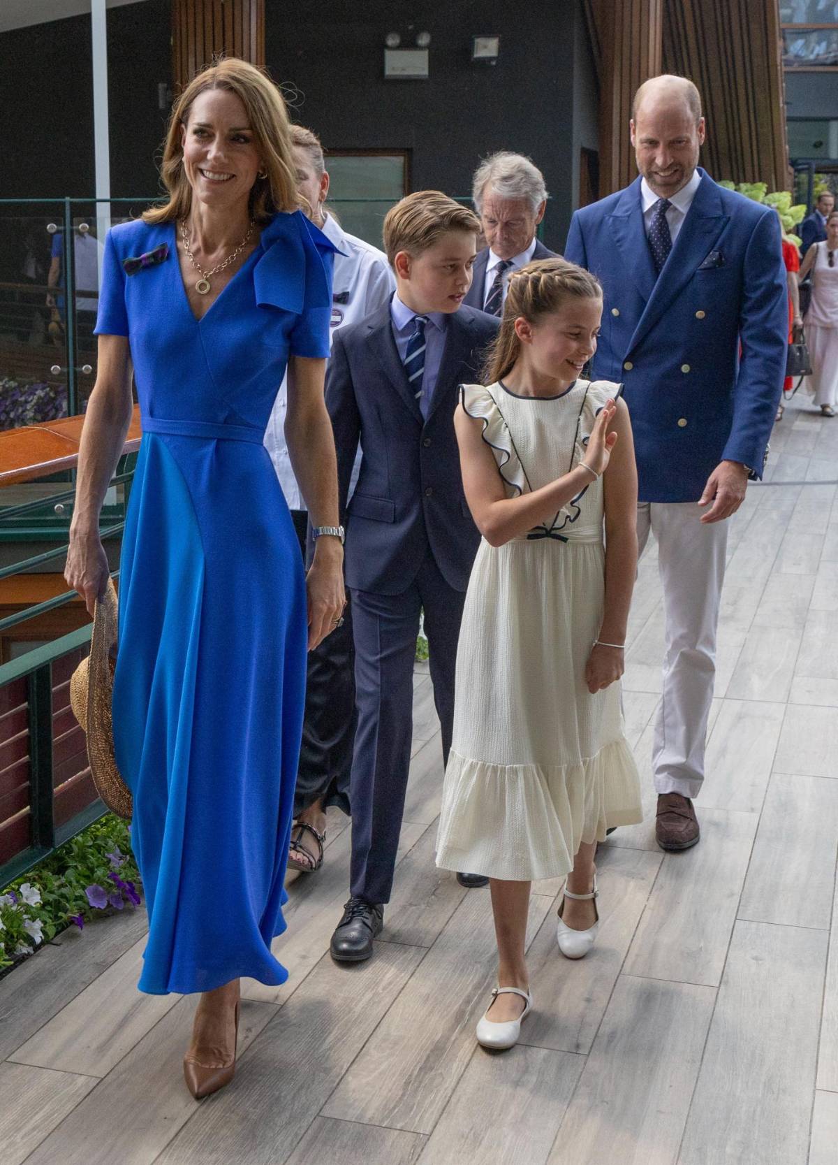 La princesa de Gales deslumbra en Wimbledon