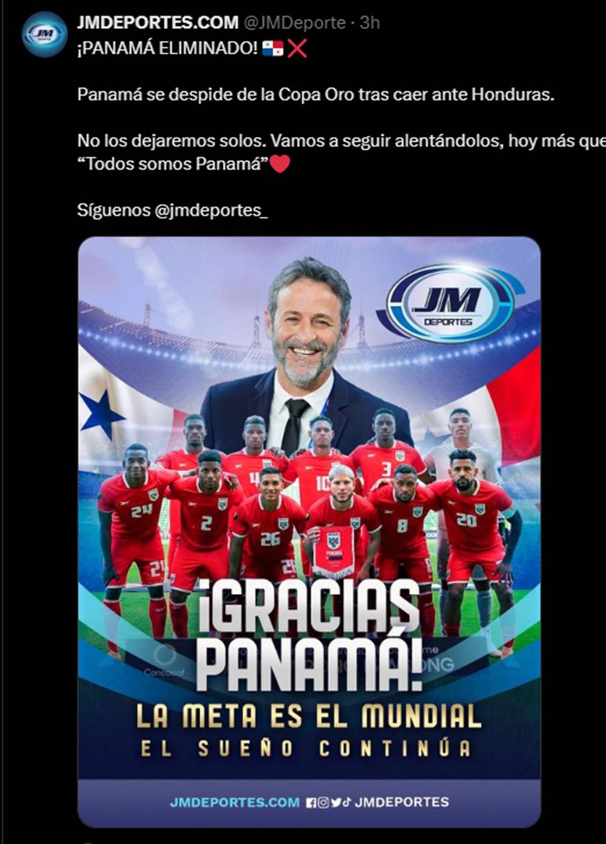 En Panamá reaccionan dolidos tras eliminación vs Honduras: ponen en su lugar a 'ChepeBomba'