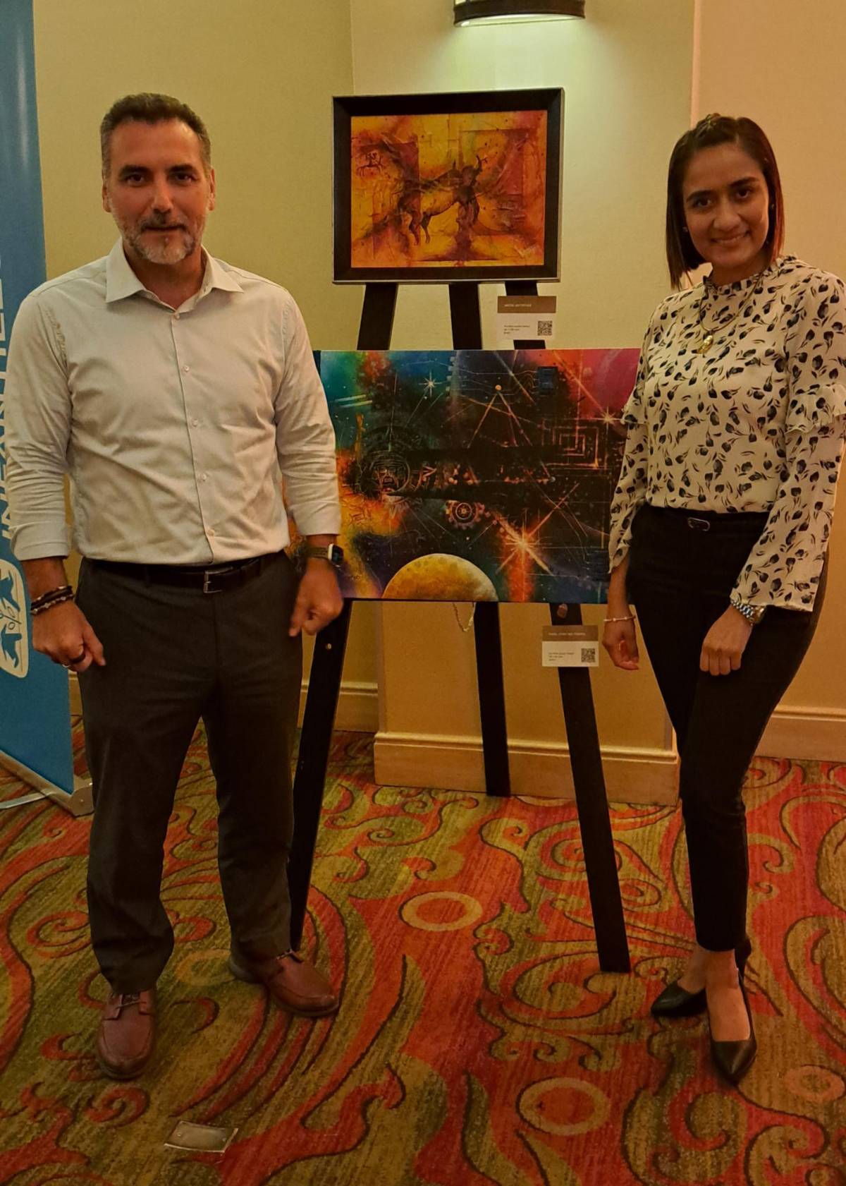 Exposición artística Trazos y pasos del Hotel Real Intercontinental