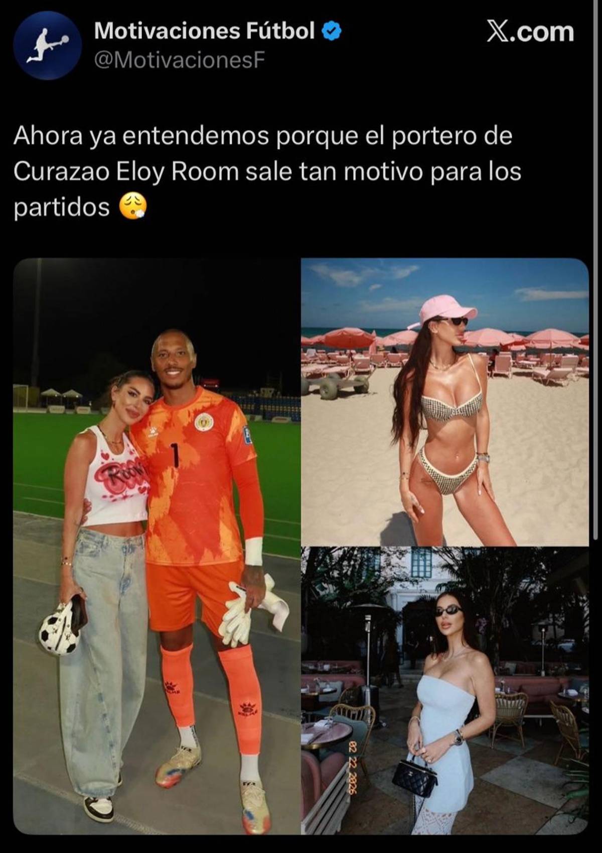 Ella es la esposa del portero de Curazao: hizo historia en Mundial 2026 y recuerdo de Honduras