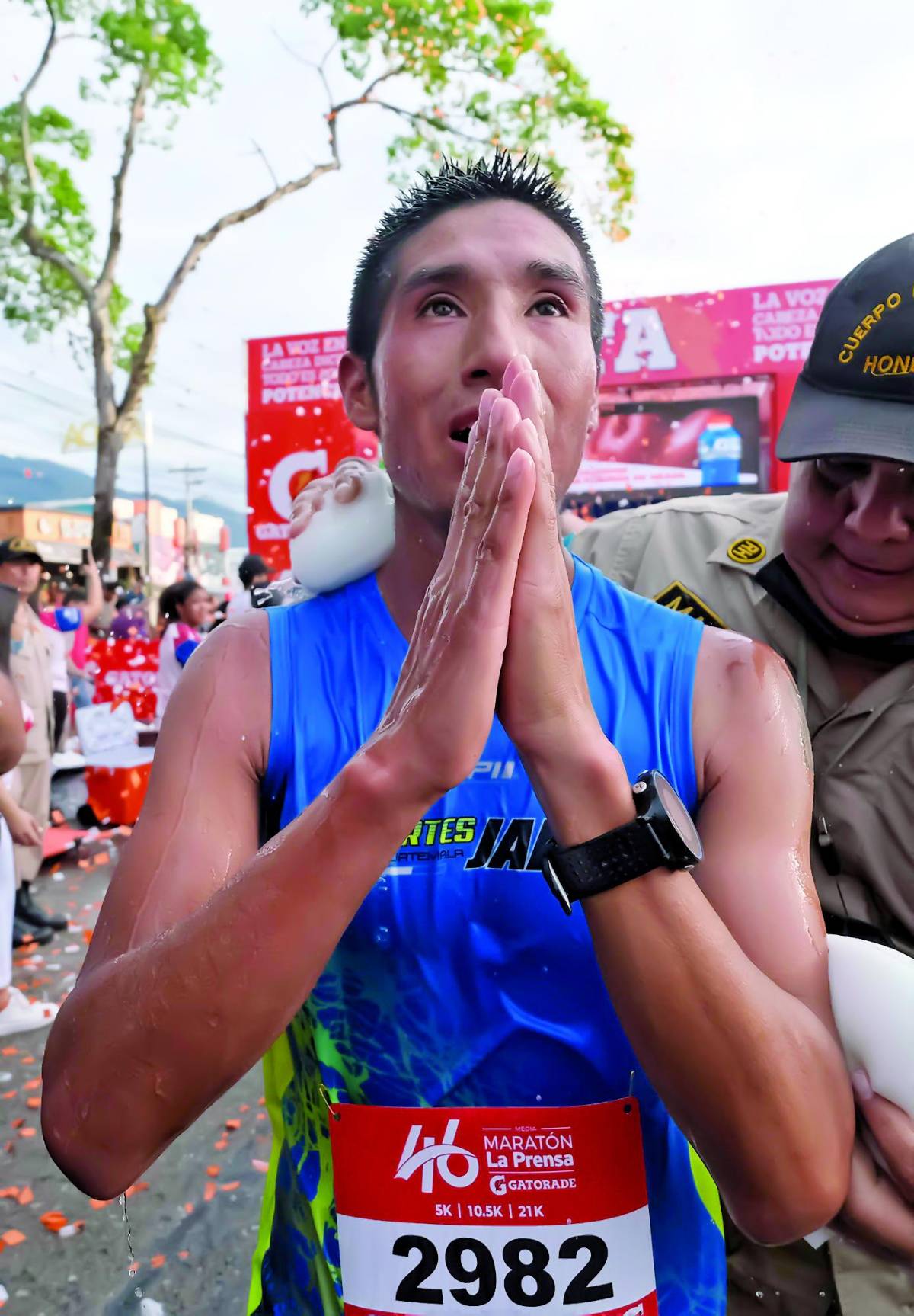 José González no tuvo rival en 21 kilómetros
