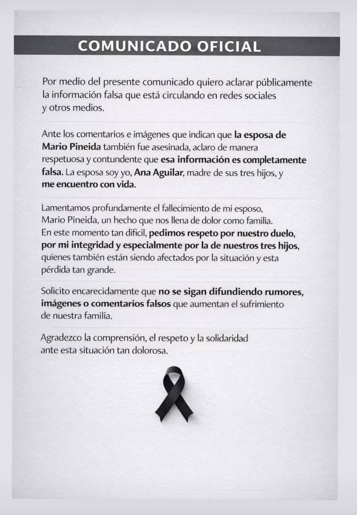 Quién era la mujer asesinada con Mario Pineida: esposa del jugador hace denuncia