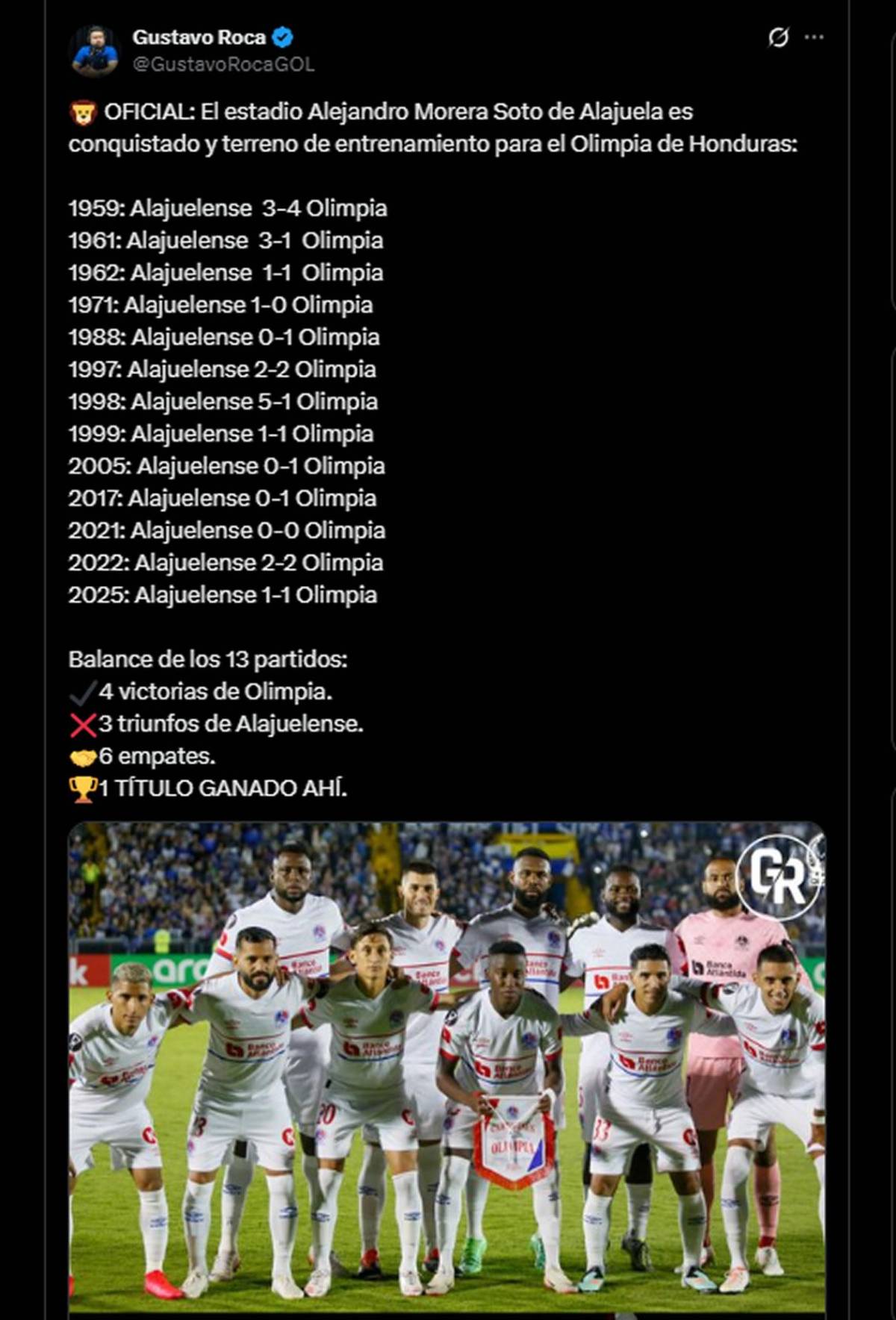 Prensa reacciona a la ventaja de Olimpia ante Alajuelense tras empate: alarma en Costa Rica