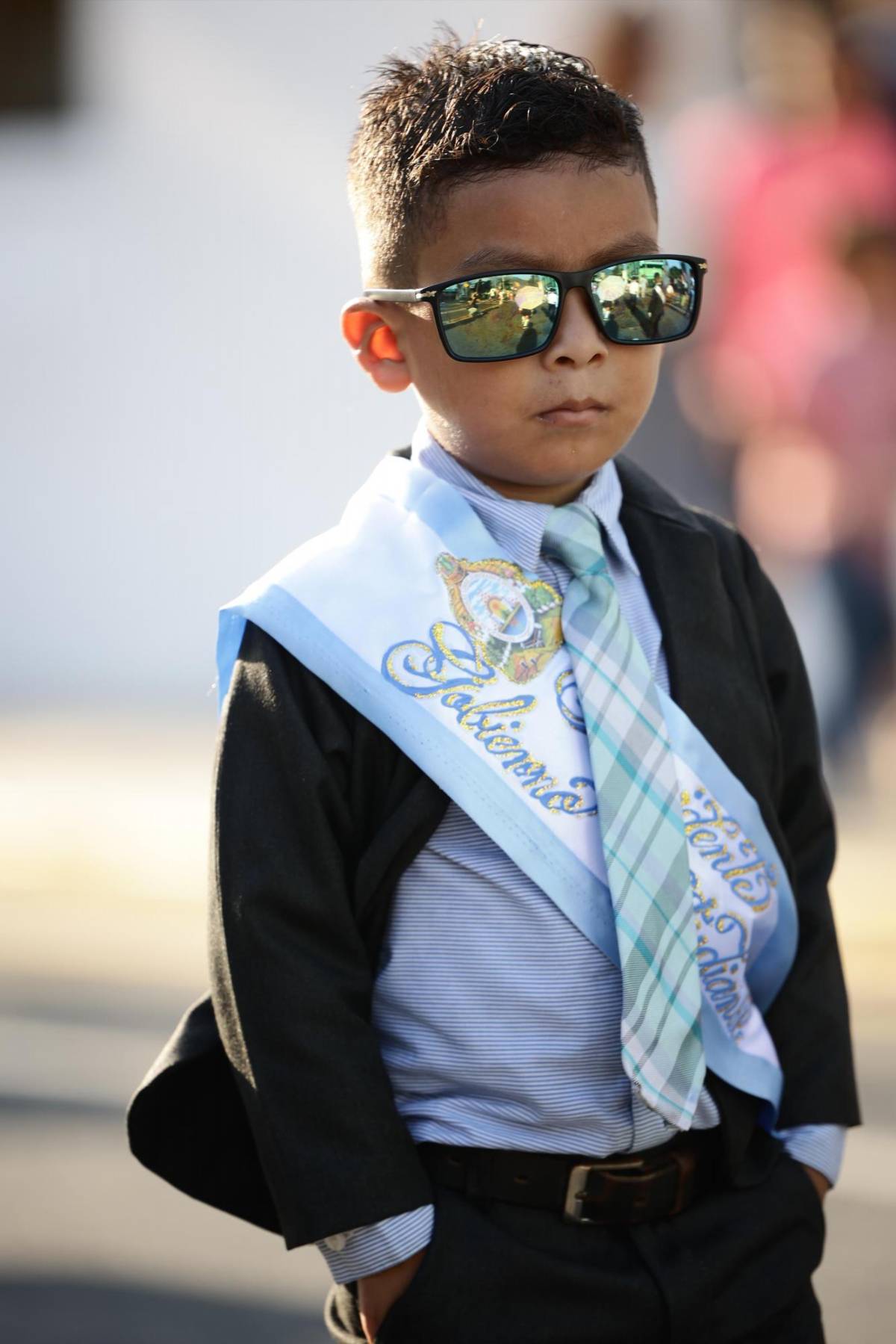 La bella Valentina se robó los corazones y los aplausos en los desfiles de San Pedro Sula