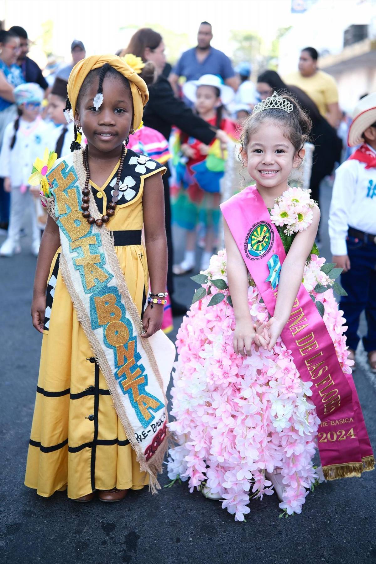 La bella Valentina se robó los corazones y los aplausos en los desfiles de San Pedro Sula