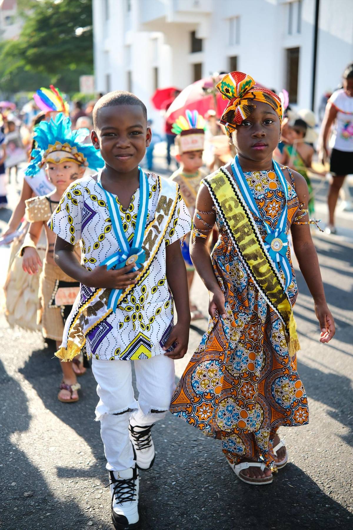 La bella Valentina se robó los corazones y los aplausos en los desfiles de San Pedro Sula