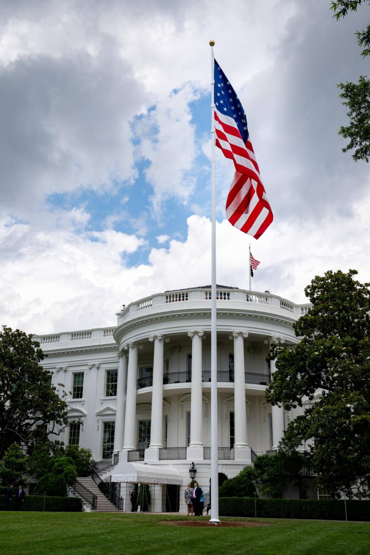 Así luce la polémica remodelación de Trump en la Casa Blanca