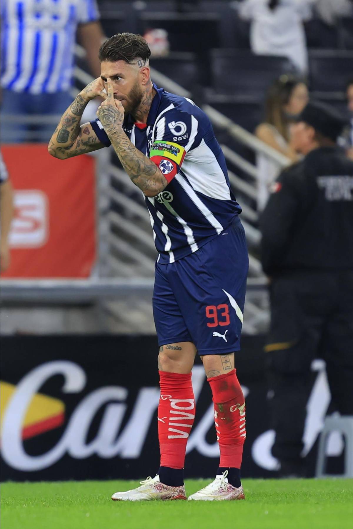 Sergio Ramos se luce: primer gol con Monterrey y su curioso festejo