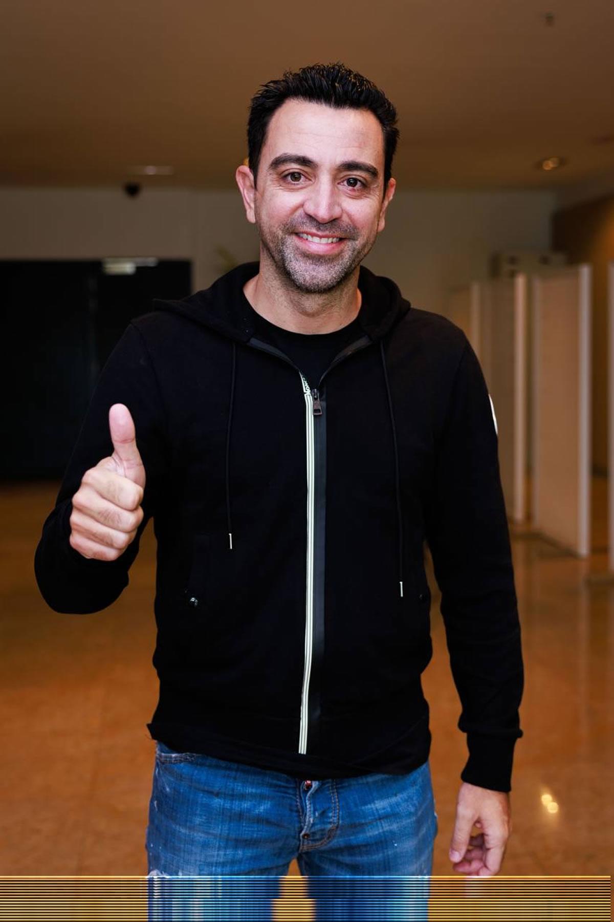 Xavi Hernández ya se encuentra en Barcelona.