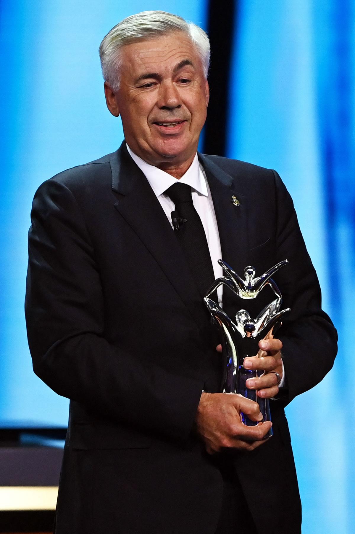 Ancelotti, elegido ‘Entrenador del año de la UEFA’