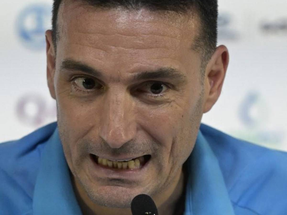 Lionel Scaloni reaccionó molesto con las filtraciones del entrenamiento de Argentina.