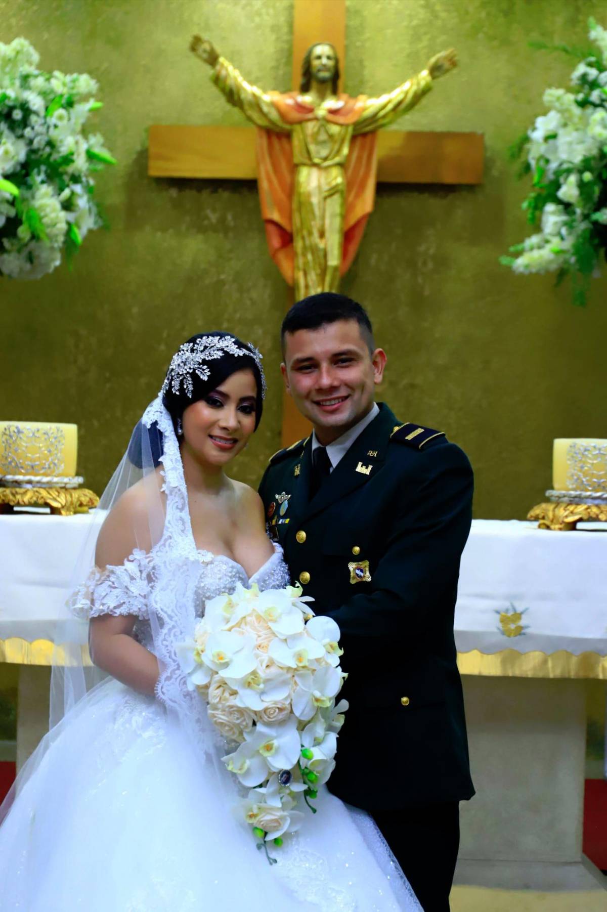 Carlos Interiano y Cindy Padilla contraen nupcias