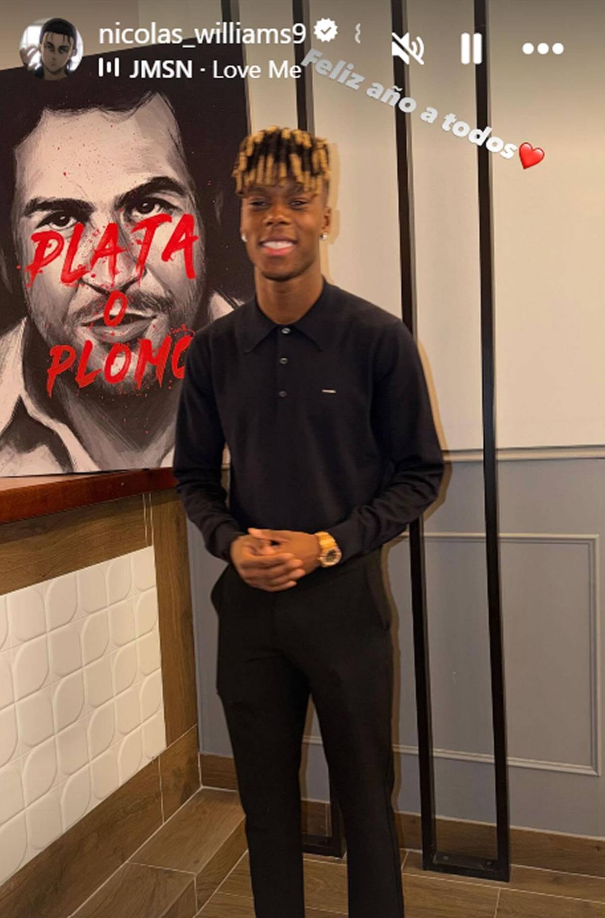 Así recibieron el 2026 los famosos cracks: look de Messi y Vinicius sorprende