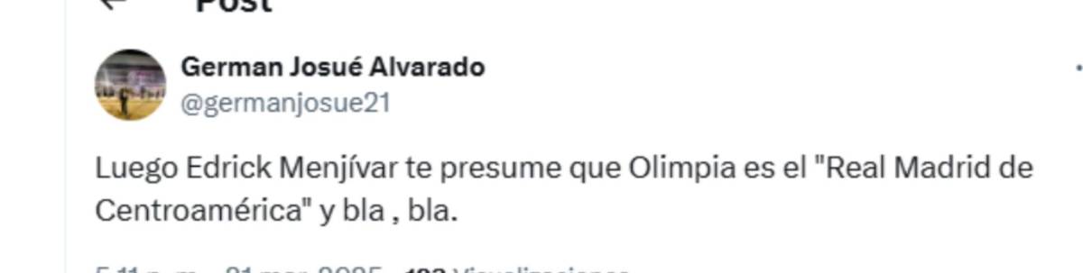 Bermudas - Honduras: Indignación y críticas contra Edrick Menjívar por lo que hizo