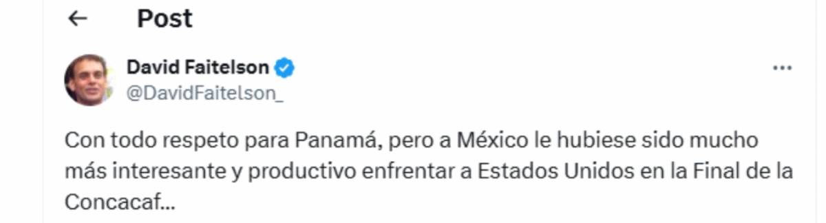 Faitelson menosprecia a Panamá y Blas Pérez le responde con cruel confesión