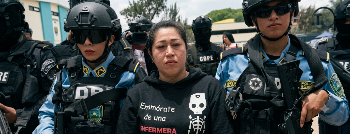 Enfermera hondureña es capturada por matar a su esposo tras hallarla con su amante