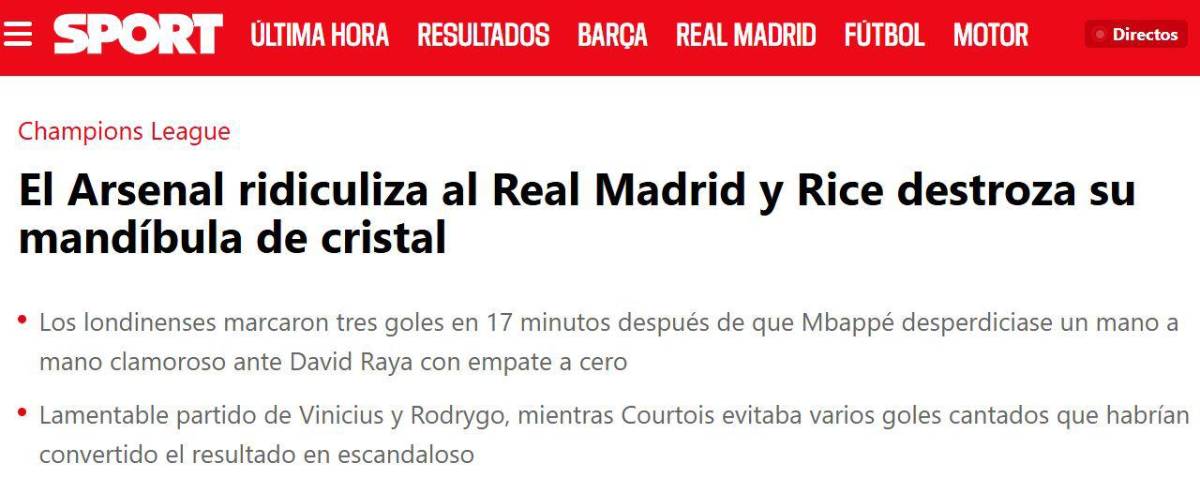 Real Madrid está eliminado: revuelo tras goleada y reconocido español se burla
