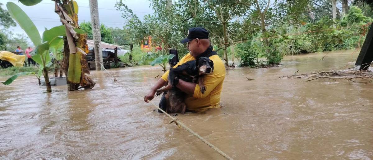 Lluvias intensas golpean el litoral Atlántico y obligan a evacuaciones