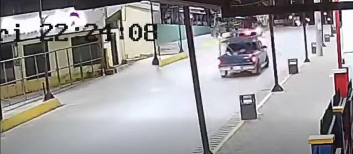 Momento exacto del mortal accidente de la bailarina Alejandra Reyes en Intibucá