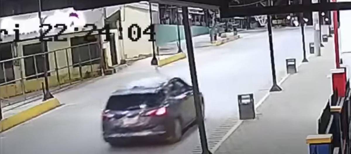 Momento exacto del mortal accidente de la bailarina Alejandra Reyes en Intibucá