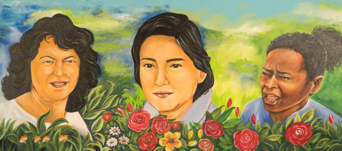 FOTOS: Hermosos murales adornarán la toma de posesión de la presidenta Xiomara Castro de Zelaya