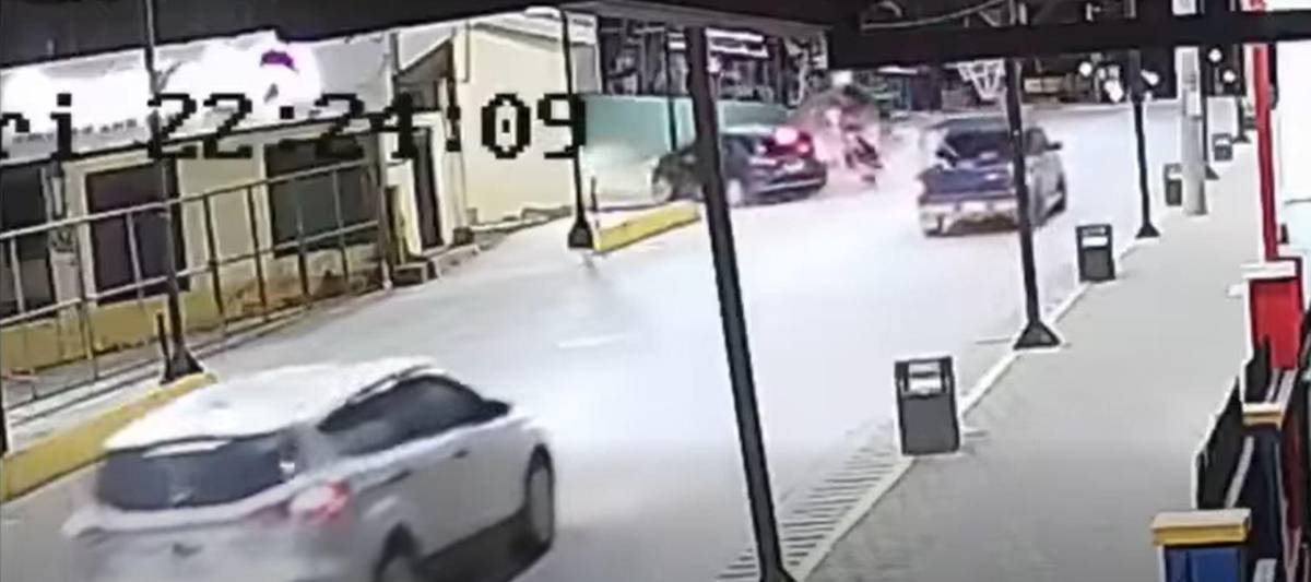 Momento exacto del mortal accidente de la bailarina Alejandra Reyes en Intibucá