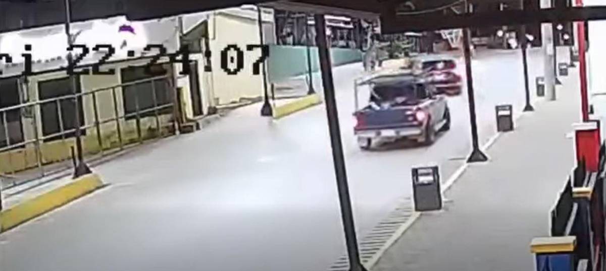 Momento exacto del mortal accidente de la bailarina Alejandra Reyes en Intibucá