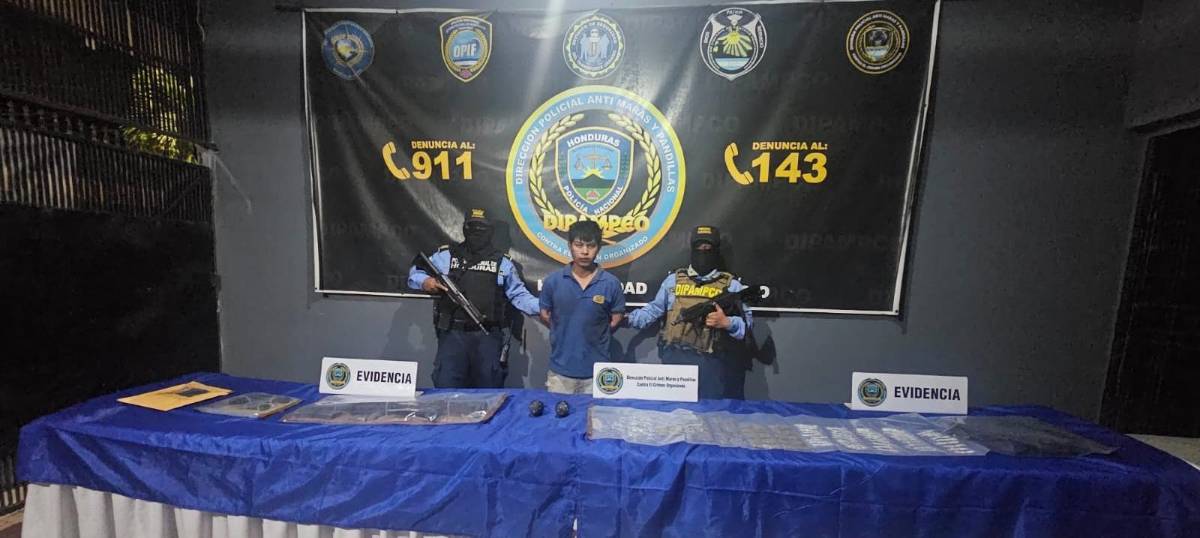 Capturan a Peso Pluma en Choloma; le hallaron fusil AR-15