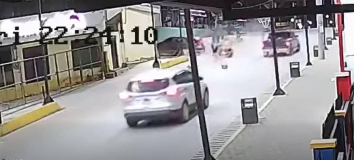 Momento exacto del mortal accidente de la bailarina Alejandra Reyes en Intibucá