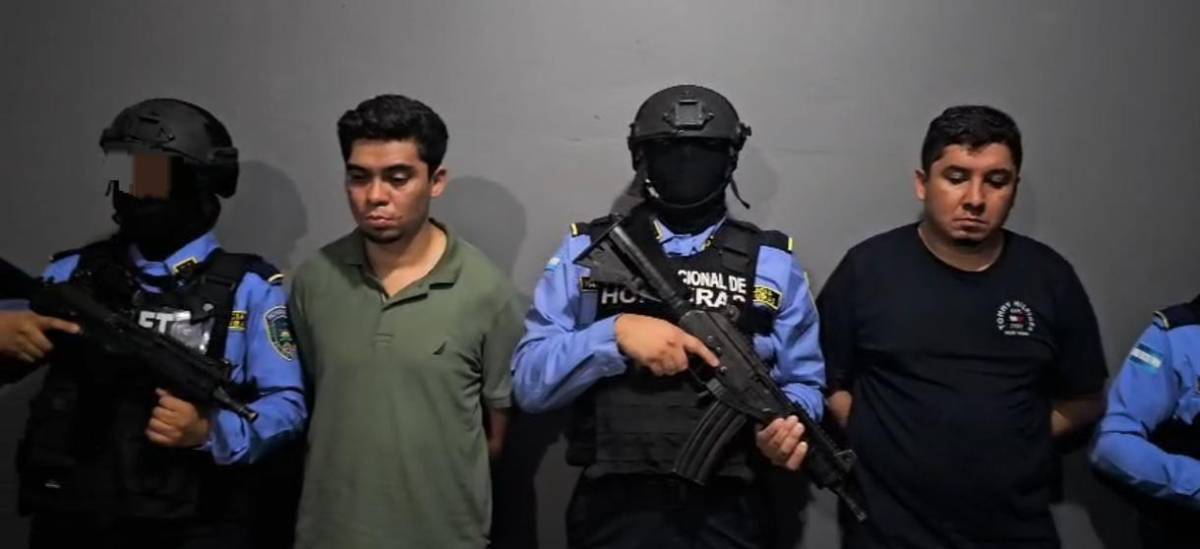 Fingían ser del Cártel del Diablo y caen cuando cobraban L500 mil de extorsión en Santa Cruz de Yojoa