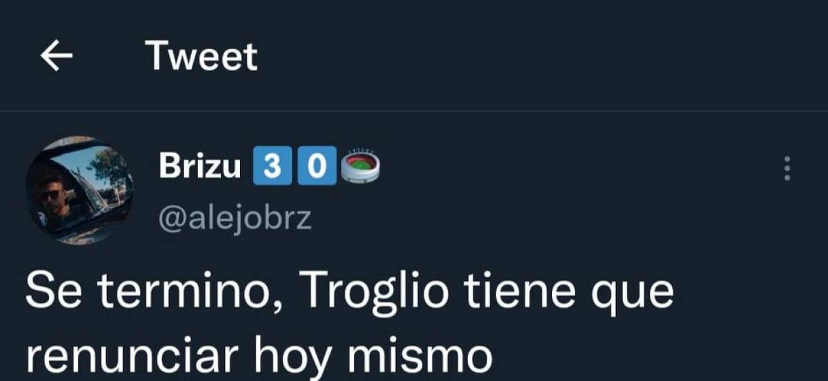 San Lorenzo perdió 2-1 ante el modesto Sarmiento e inmediatamente aficionados y prensa deportiva han lanzado fuertes señalamientos para Pedro Troglio.