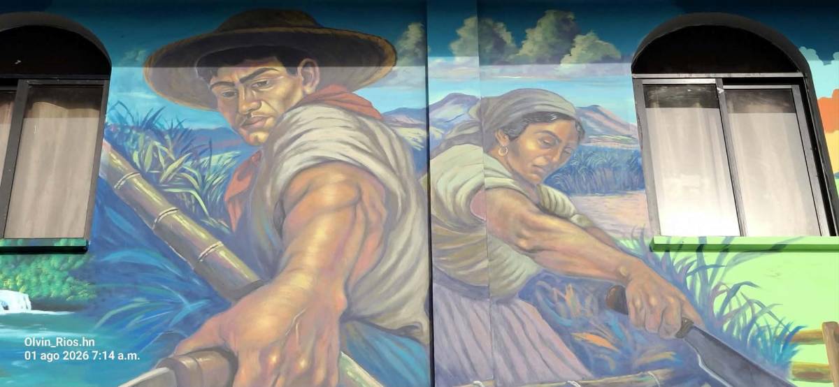 ¡Vaya por su foto! 30 coloridos y creativos murales embellecen San Francisco de Yojoa