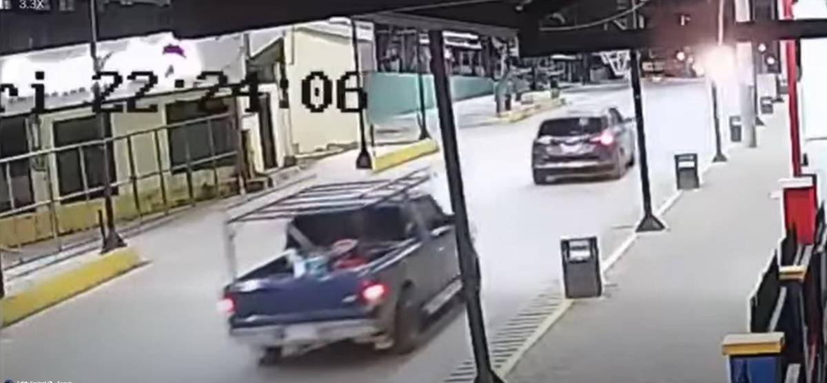 Momento exacto del mortal accidente de la bailarina Alejandra Reyes en Intibucá
