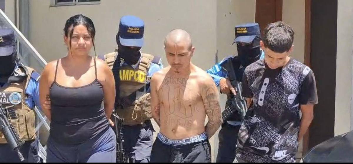 Caen “El Catrín”, “La Chady” y “El Flaco”, supuestos miembros de la 18 que operaban en Amarateca