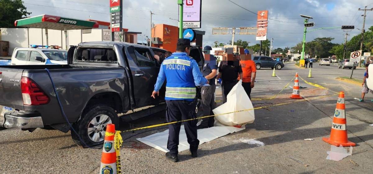 Se cruzó un semáforo en rojo: capturan a padre tras accidente en el que murió su hijo en Puerto Cortés