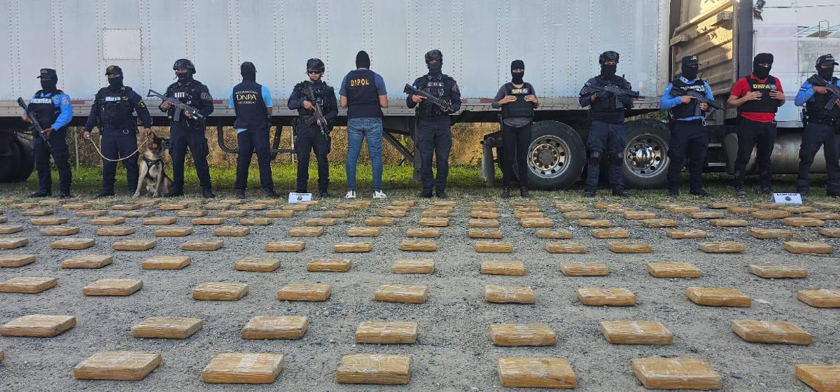 En caletas: sube a 786 kilos decomiso de cocaína a hondureños