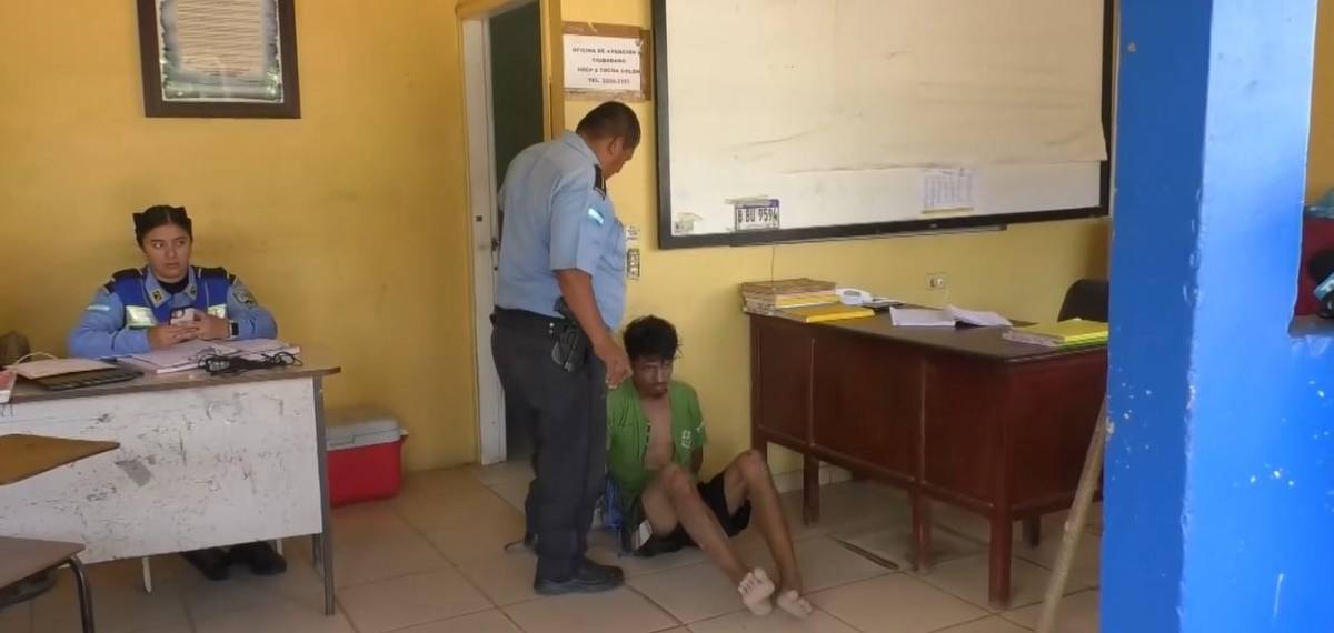 Hondureño entrega a su hijo a la policía por robarse una licuadora