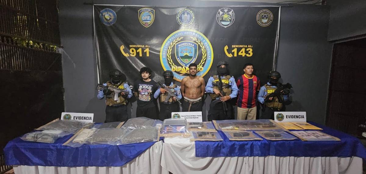 A El Pozo envían a supuestos pandilleros de la 18 capturados en Chamelecón