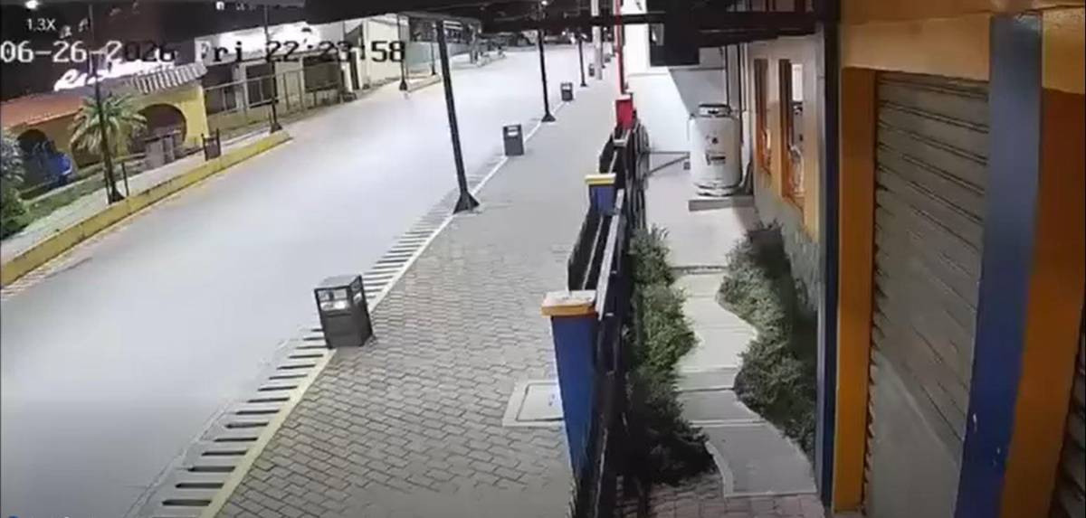 Momento exacto del mortal accidente de la bailarina Alejandra Reyes en Intibucá
