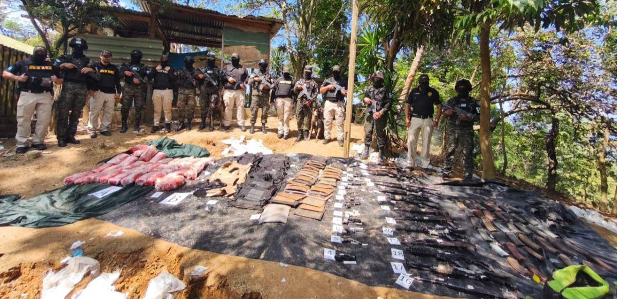 El oscuro escondite de la MS-13: lo que encontraron dentro del búnker subterráneo en Omoa