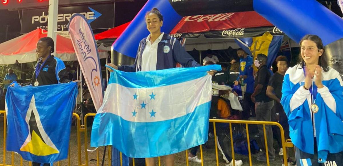 Julimar Ávila le da dos oros a Honduras en el CCCAN en Barbados; Horrego gana plata