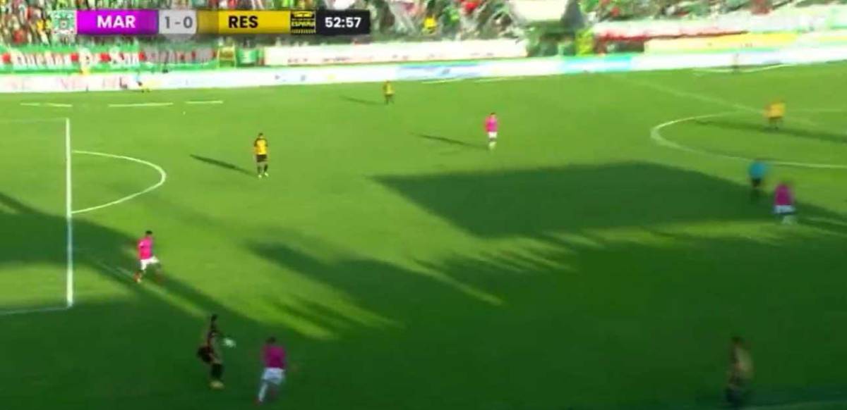 Lucas Campana estaba en fuera de juego.