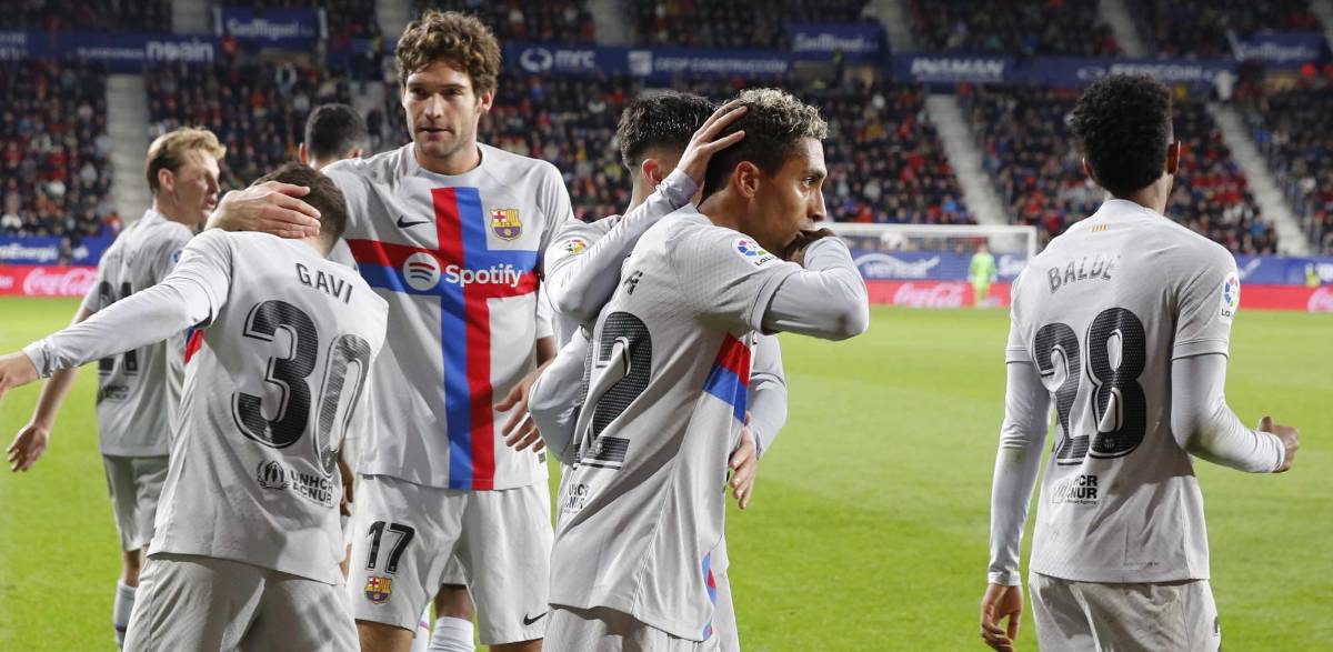 Barcelona, con diez, remonta y logra espectacular victoria ante Osasuna