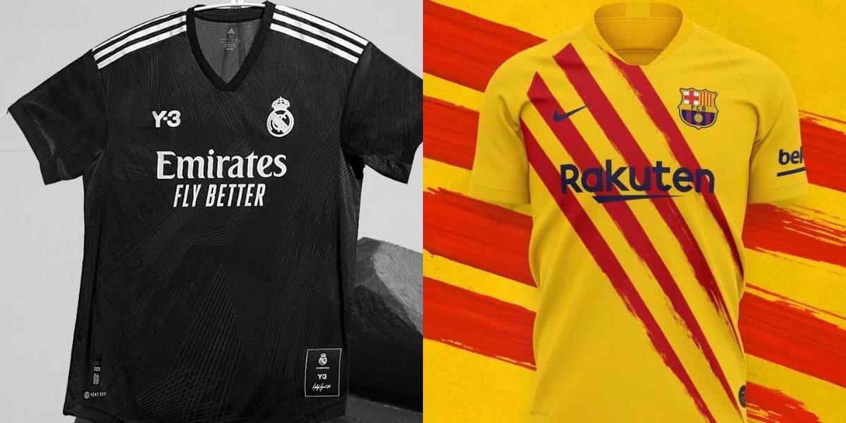 Un clásico extraño: Real Madrid jugará de negro y Barcelona también cambiará de uniforme
