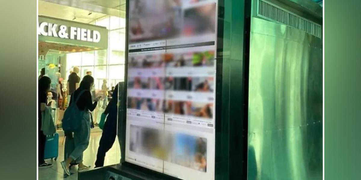 Hackean pantallas de aeropuerto de Rio y ponen películas para adultos