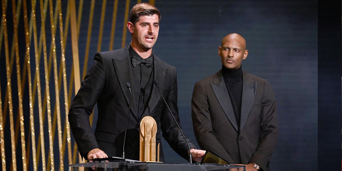 Thibaut Courtois, elegido mejor portero del mundo en la gala del Balón de Oro 2022