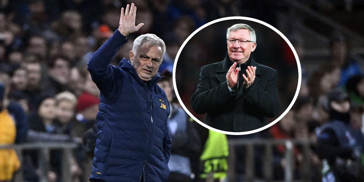 Mourinho superó un récord histórico de Alex Ferguson en Europa