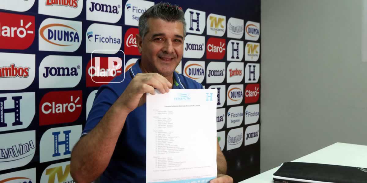 ¡Con sorpresas! La convocatoria oficial de la Selección de Honduras para la Liga de Naciones de Concacaf